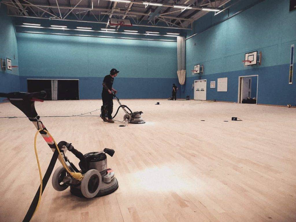 Sanding Timber Floor