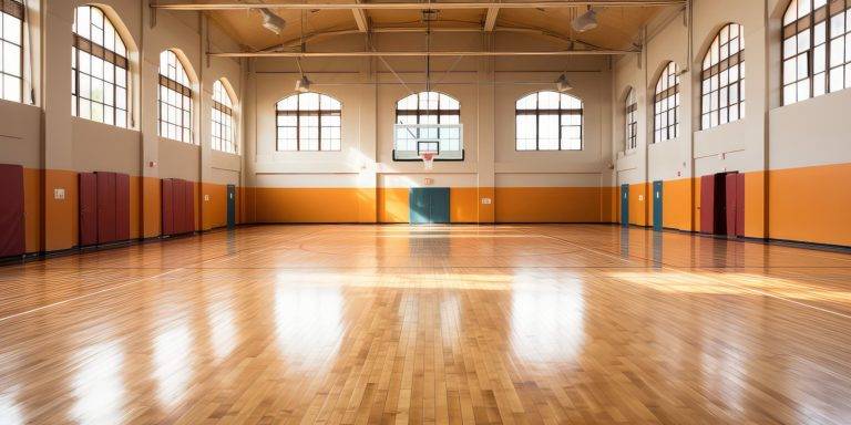 Vinyl flooring sports halls
