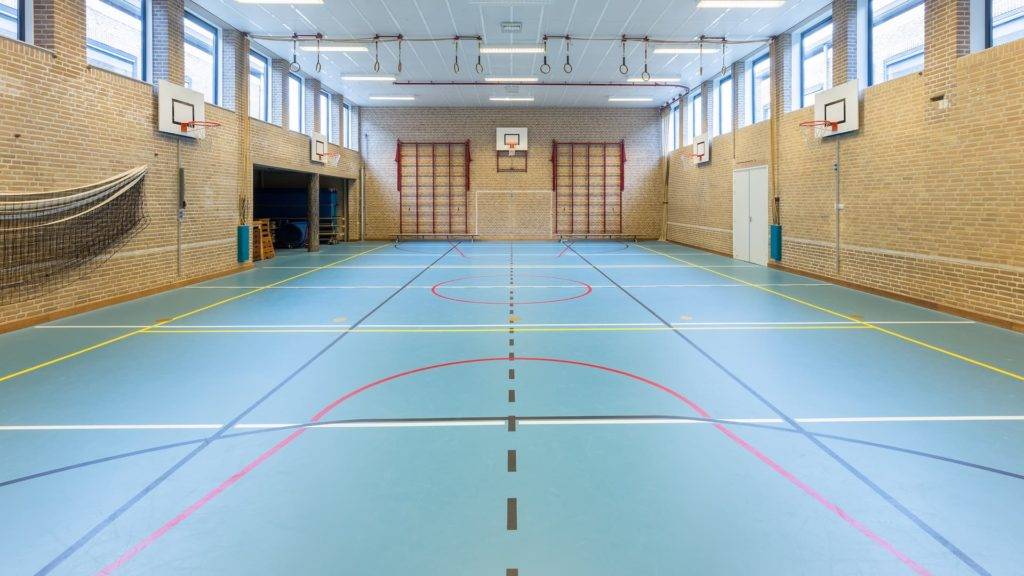 Interior Gymnasium For School Sports