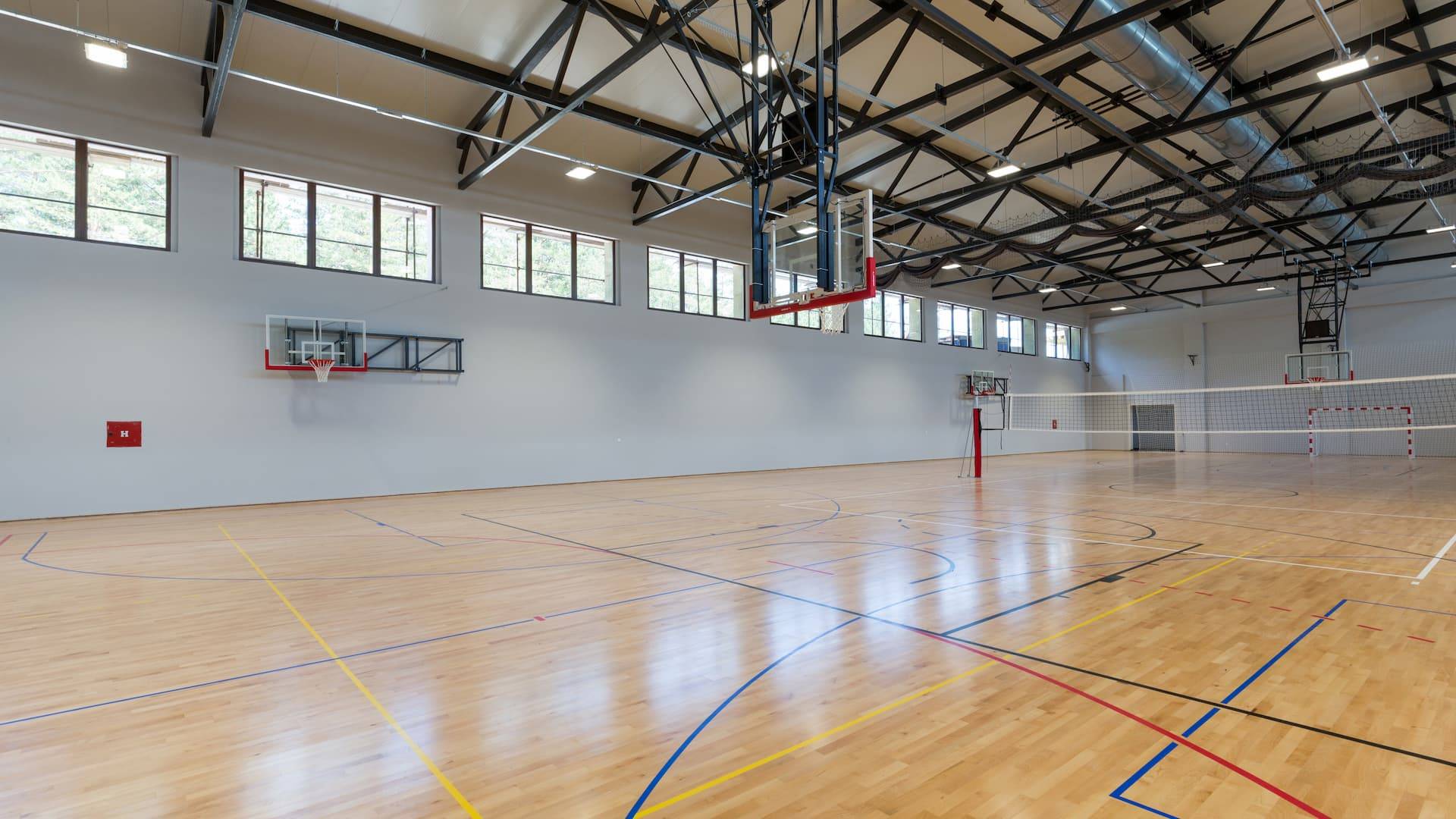 Interior Of A Multipurpose Sport Hall