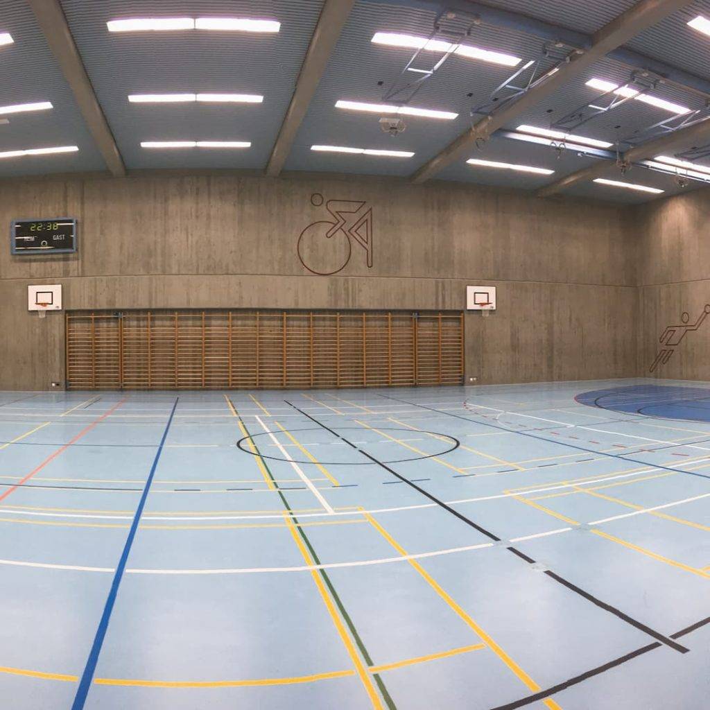 Modern Sports Hall Panorama