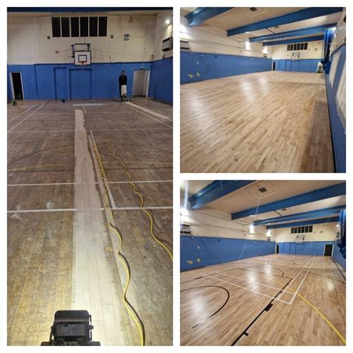 The Bradfield Club Gymnasium (before & After)