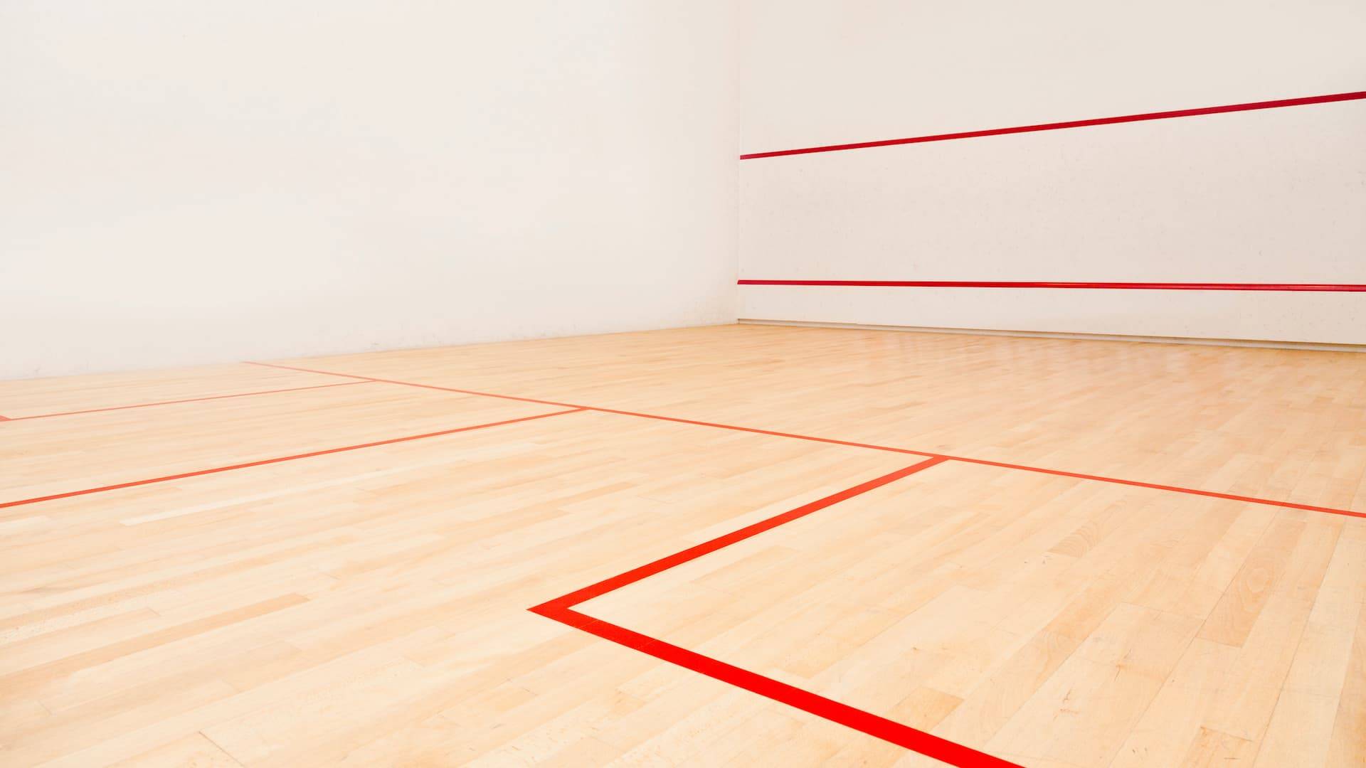 Wooden Floor International Squash Court