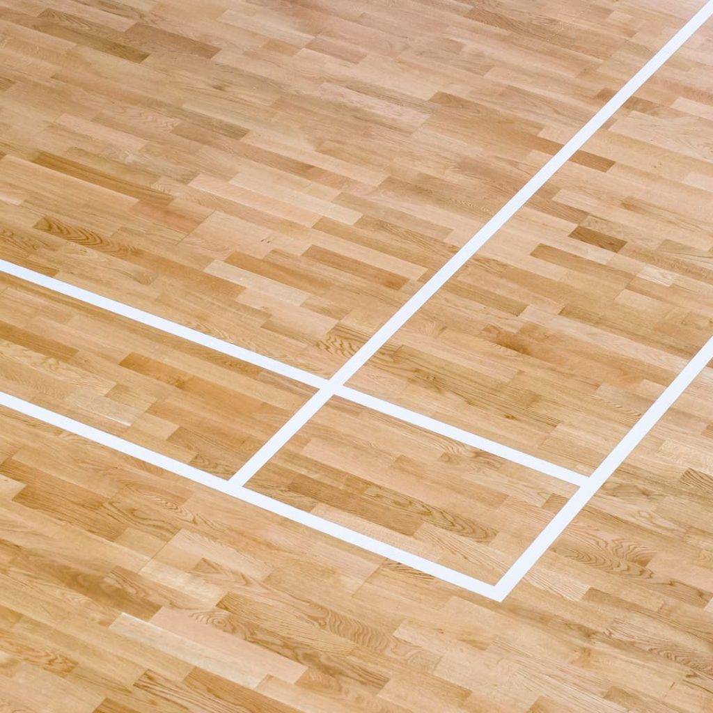 Wooden Floor Volleyball