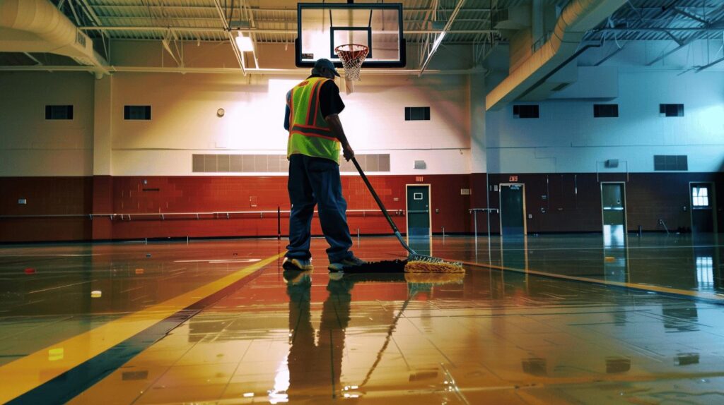How To Prevent Slippery Sports Hall Floors Easily 2