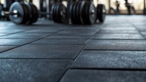 Resilient Rubber Tiles Enhance Free Weight Zones 1