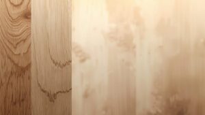 Close-up of wooden surface with visible grain patterns